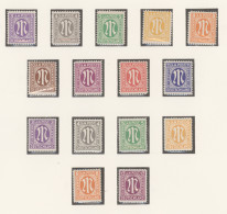 Bizone: 1945/1949, Bizone/Kontrollrat, Postfrische Sammlung Auf Vordrucken, Dabe - Altri & Non Classificati
