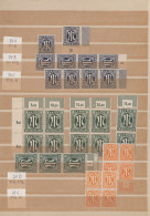 Bizone: 1945/1950 (ca.), AM-Post Und Bauten, Umfangreicher Posten In Drei Alben - Altri & Non Classificati