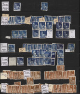 Bizone: 1948/1952, BAUTEN, Umfangreicher Spezial-Sammlungsbestand In Zwei Ringbi - Other & Unclassified