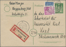 Bizone - Ganzsachen: 1948/1952, Partie Von 24 Ganzsachenkarten, Bis Auf Drei All - Autres & Non Classés