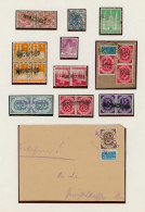 Bundesrepublik Deutschland: 1948/1958, Bizone/Bund-Notstempel, Sammlungspartie V - Collezioni