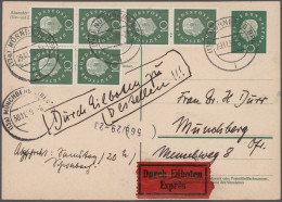 Bundesrepublik Deutschland: 1949/1960, Partie Von 33 Briefen/Karten Mit Dauerser - Collections