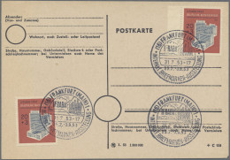 Bundesrepublik Deutschland: 1949/1968, Nette Belege-Partie Von 32 Briefen Und Ka - Collections