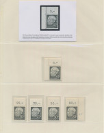 Bundesrepublik Deutschland: 1954, Heuss I, 50 Pfg. Grünlichschwarz, Postfrische - Verzamelingen