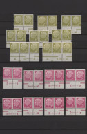Bundesrepublik Deutschland: 1954, HEUSS I, Herrliche Spezialkollektion Postfrisc - Sammlungen