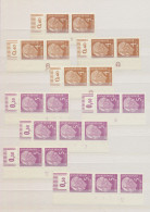 Bundesrepublik Deutschland: 1954/1960, HEUSS I, Herrliche Spezialsammlung Postfr - Colecciones