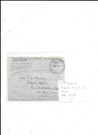 NOUVELLE ZELANDE COURRIER N.Z.A.P.O LETTRE ECRITE 1947 - Covers & Documents