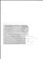 NOUVELLE ZELANDE COURRIER N.Z.A.P.O LETTRE ECRITE 1947 - Lettres & Documents