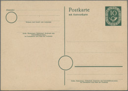 Bundesrepublik - Ganzsachen: 1949/1981, Umfangreiche Sammlung Von Ca. 236 Gebrau - Sonstige & Ohne Zuordnung