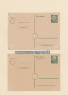 Bundesrepublik - Ganzsachen: 1954/1961, Heuss I Und II, Schöne Kollektion Ungebr - Other & Unclassified