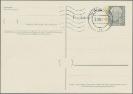 Bundesrepublik - Ganzsachen: 1961/1962, Lot Von Drei Blanko Gestempelten Ganzsac - Sonstige & Ohne Zuordnung