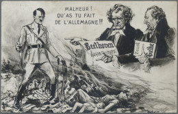 Ansichtskarten: Propaganda: 1934/1939, Schachtel Mit über 40 Propagandakarten II - Partis Politiques & élections