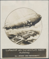 Ansichtskarten: Motive: ZEPPELIN: Over 140 Zeppelin Postcards, Mostly Real Photo - Other & Unclassified