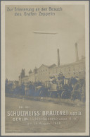 Ansichtskarten: Motive: ZEPPELIN: Over 140 Zeppelin Postcards, Mostly Real Photo - Otros & Sin Clasificación