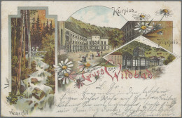 Ansichtskarten: Baden-Württemberg: 1896/1930 (ca.), (BAD) WILDBAD, Partie Von Ca - Autres & Non Classés