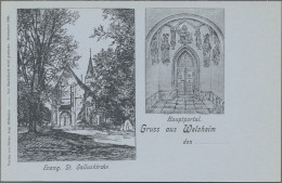 Ansichtskarten: Baden-Württemberg: 1896/1950 (ca.), Vielseitige Partie Von Ca. 2 - Otros & Sin Clasificación
