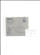 NOUVELLE ZELANDE N° 239A OBL SUR PLI CENSURE LETTRE ECRITE 1944 - Covers & Documents