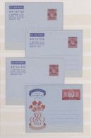 Bahrain - Postal Stationery: 1952/1974, Collection Of 56 Mainly Unused Air Lette - Bahrein (1965-...)