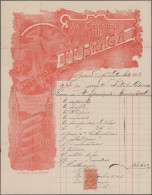 Brazil: 1885/1908, Lot Of Eleven Invoices/receipts Of National Telephone Company - Briefe U. Dokumente