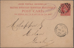 British Honduras - Postal Stationery: 1891/1911 Eight Postal Stationery Cards Us - British Honduras (...-1970)