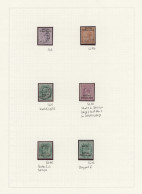 British Somalia: 1903, Overprints On India, Specialised Assortment Of Six Stamps - Somalië (1960-...)