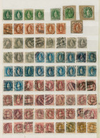 Schweiz: 1882/1907 Partie Mit Mehr Als 350 Gestempelten Marken 'Stehende Helveti - Collections