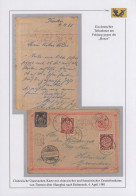 China - Postal Stationery: 1900/1912 (approx.), Group Of Four Items, Including S - Ansichtskarten