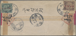 China (PRC): 1912/1980, Covers/used Stationery Of Republic (6+2 With Part Stamps - Sonstige & Ohne Zuordnung