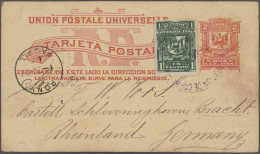 Dominican Republic - Postal Stationery: 1881/1910, Lot Of Five Stationeries: Thr - Repubblica Domenicana