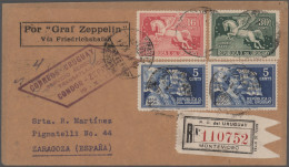 Guatemala: 1930/1948 Four Covers To Switzerland And Two Covers To Spain, With Ze - Guatemala