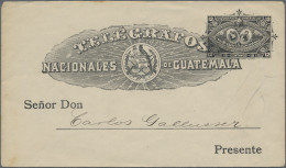 Guatemala - Postal Stationery: 1898, Telegraph&Telegrams Enevelopes, Lot Of Four - Guatemala