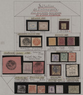 India - Feudal States: 1866/1899 Ca.: Album Sheet With 20 Mint/unused/used Stamp - Other & Unclassified