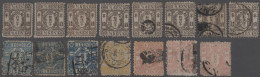 Japan: 1872/1873, Cherry Blossoms Native Paper 1/2 S. (8 Inc. 4 Unused Mint), 1 - Autres & Non Classés