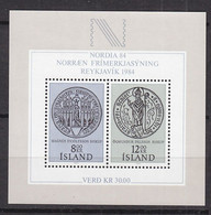 ISLAND  Block 5, Postfrisch **, Internationale Briefmarkenausstellung NORDIA ’84, Reykjavik, 1983 - Blocs-feuillets