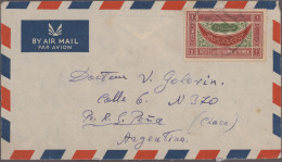 Yemen: 1931/1951, Ten Covers: Two From HODEIDA With 1931 Part Set 1/2b-6b To US, - Jemen