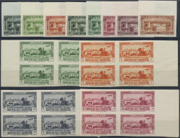 Lebanon: 1937/1938, MNH Lot Of Imperforate Issues: 1937 World Exhibition Top Mar - Liban