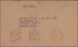 Aden: 1951/1966, METER MARKS, Lot Of Seven Commercial Covers Mainly To Germany S - Yémen