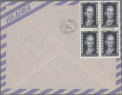 Argentina: 1952/1954 "Evita Peron": Near To 70 Covers, Postcards, FDCs And Posta - Sonstige & Ohne Zuordnung