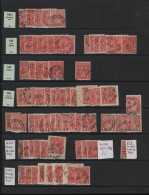 Australia: 1914/1918 Ca., COLORS Of The 1d Red KGV (ACSC 70, 71 & 72): Very Comp - Collections