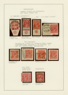 Australia: 1914/1919, 1d Red KGV (ACSC 71 & 72): PRINTING VARIETIES & SPECIALITI - Colecciones