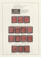 Australia: 1918/1919, 1d Red KGV, Die III (ACSC 75): Collection With More Than 1 - Sammlungen