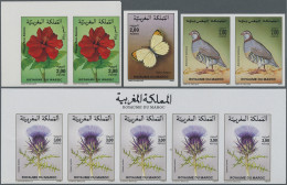 Morocco: 1982/1992, Lot Of 13.231 IMPERFORATE (instead Of Perforate) Stamps MNH, - Marokko (1956-...)