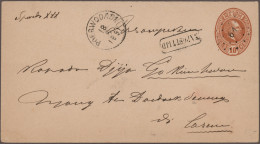 Dutch India - Postal Stationery: 1891/1904, Dutch Indies (8) And Suriname (2), A - Niederländisch-Indien