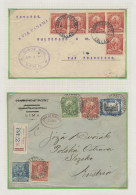 Peru: 1896/1900 Definitives: Specialized Collection Of Stamps And Covers Of The - Peru