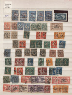 Syria: 1919/1970, Collection In Stockbook, With TEO And OMF Surcharged Stamps, B - Syrie