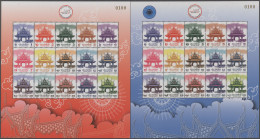 Thailand: 2023: Three Complete Sets Of Six Souvenir Sheets (different Colours) I - Thaïlande