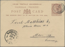 Trinidad+Tobago - Postal Stationery: 1883/1926, Trinidad, Lot Of Five Used Stati - Trinidad En Tobago (1962-...)