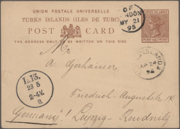 Turks & Caicos - Postal Stationery: 1885/1898 Ca.: 5 Different Postal Stationery - Turks And Caicos