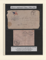 United States Of America - Post In China: 1900/1940 (ca) , Interesting Exhibit O - Chine (Shanghai)