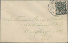 World Wide: 1860's-1940's Ca.: 43 Covers, Postcards, Postal Stationery And Pictu - Collections (sans Albums)